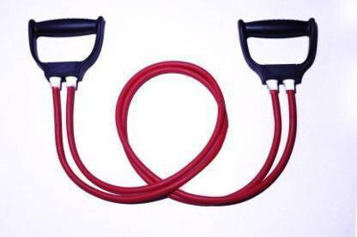 FITRONYX exercise bands Resistance Band Resistance Tube(Red, Black)