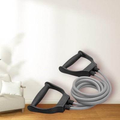 Aoriyon J1-SUV National Sports Double Toning Tube Resistance (Grey) Resistance Tube(Mulicolour)