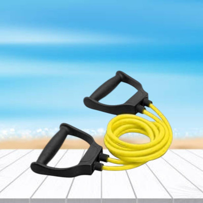 Aoriyon H-D7 Toning Tube Exercise Workout (BLACK YELLOW) Resistance Tube(Yellow)