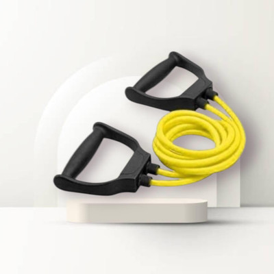 Aoriyon JD-SI6 Double Toning Resistance Heavy Quality(BLACK YELLOW) Resistance Tube(Yellow)