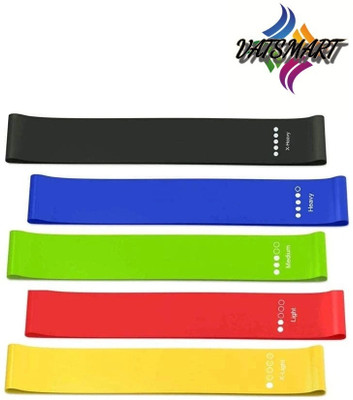FITRONYX Exercise Resistance Belt Loop Bnad Resistance Tube(Multicolor)