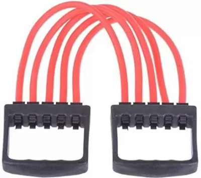CODIVER CHEST EXPENDER MUSCLE PULLING LATEX ROPE4CHEST&ARMS Resistance Tube Resistance Tube(Multicolor)