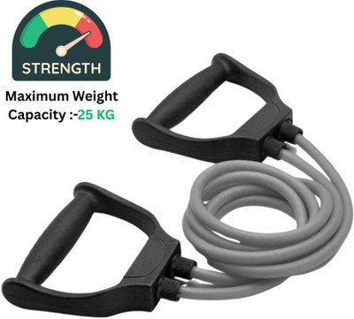 Shopeleven Resistance Tube Heavy Quality Pull Rope Elastic Rubber Exercise Band Resistance Tube(Multicolor)