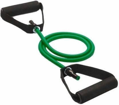 Shopeleven Pull rope Rubber Band Resistance Tube for Workout Exercise(Pack of 1,Multicolor) Resistance Tube(Green)