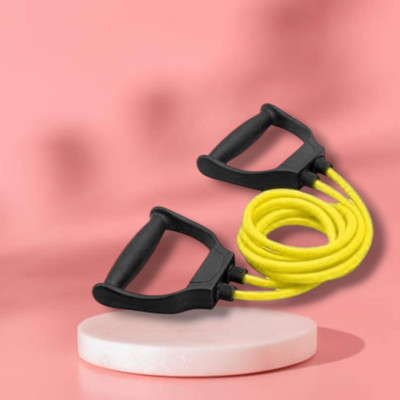 SRD JS-RF Double Toning elastic full body (BLACK YELLOW) Resistance Tube(Yellow)