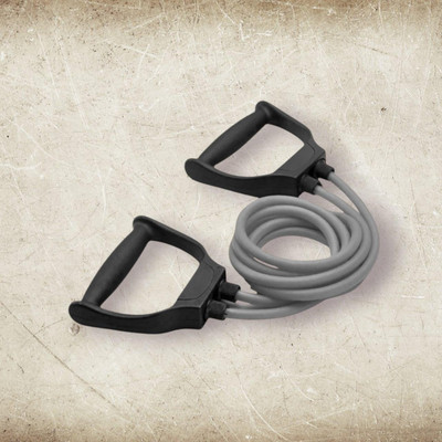 Aoriyon P-DHT Pull Rope Fitness Rope Rubber Bands (GREY) Resistance Tube(Mulicolour)