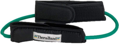 Theraband Resistance Tubes, Professional Latex Elastic Tubing with Handles Resistance Tube(Green)
