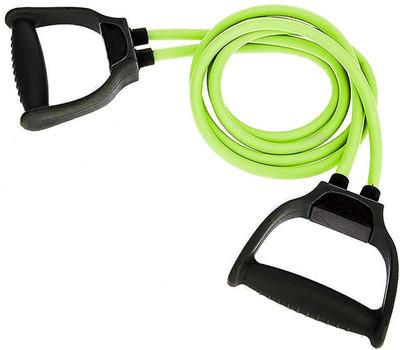NEWSHARK Double Toning Resistance Band Tube Exercise , for Man and Women Resistance Tube(Green)