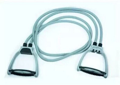 KHALIFA AND BADSHAH Double Toning Tube Handles Medium Resistance Tube Resistance Tube(Multicolor)