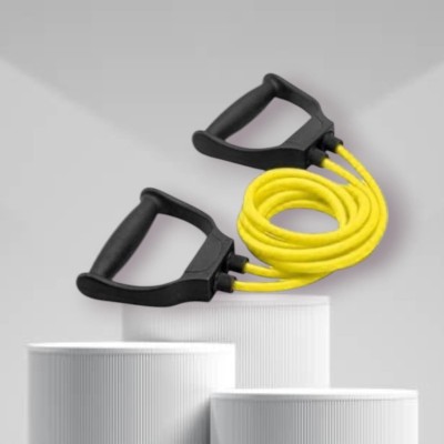 Aoriyon J70W-S Toning Resistance Elastic Rubber (BLACK YELLOW) Resistance Tube(Yellow)