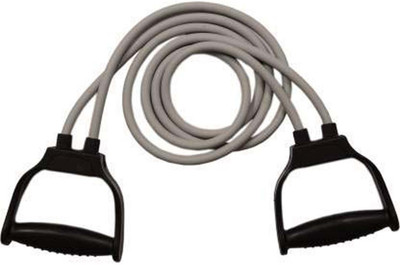 ResiTech Double Toning Tube Resistance Exercise Bands for Workout, for Men & Women Resistance Tube(Gray)