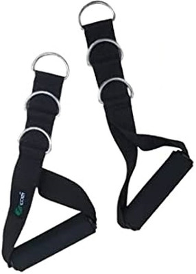 Fitcozi Crossover Gym Machine Bar Station Exercise Sport Handle Set Resistance Tube(Black)