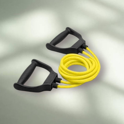 Aoriyon H8-YS Toning Resistance Elastic Rubber (BLACK YELLOW) Resistance Tube(Yellow)
