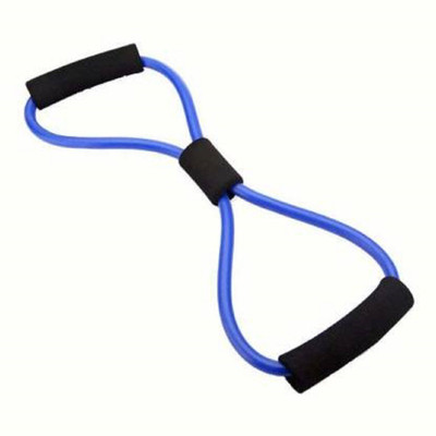 Avomaa Pull Rope Double Stretching Tube Latex Fitness Band Toning Tube@462 Resistance Tube(Black)