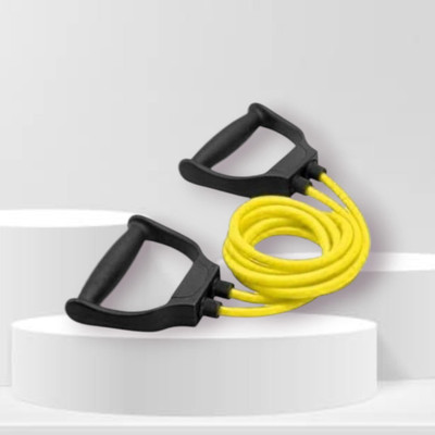 SRD HSIU0-FHU Double Toning Full Body Workout(BLACK YELLOW) Resistance Tube(Yellow)