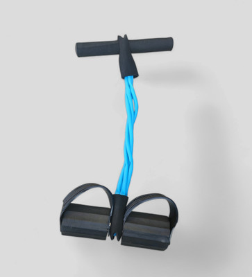 fric Pull Reducer Training Bands 4 Tubes Body Trimmer Pedal Exerciser Resistance Tube(Multicolor)