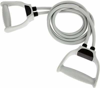 TensionX D handle double resistance toning tube Resistance Tube(Grey)