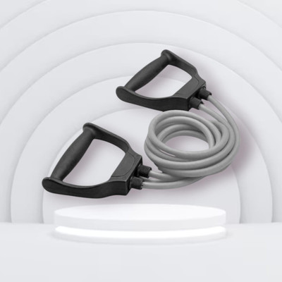 Aoriyon J-D8R Resistant Band for Home and GYM Workout (Grey) Resistance Tube(Mulicolour)
