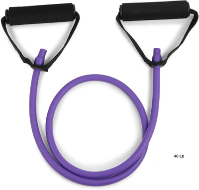 Fitcozi Tube For Stretching&Full Body Workouts Resistance Tube Resistance Tube(Purple)