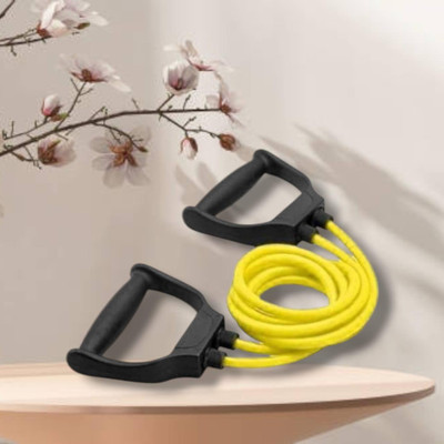 Aoriyon CJ-DKO Double Toning Resistance Heavy Quality(BLACK YELLOW) Resistance Tube(Yellow)