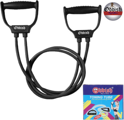 Oddish Double Toning Resistance Tube for Stretching Resistance Tube(Grey)
