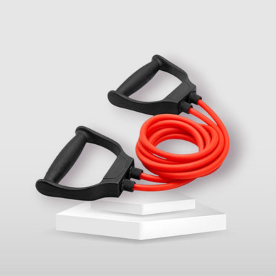 SRD G-S7A Resistant toning tube full body fitness exerciser (BLACK RED) Resistance Tube(Mulicolour)