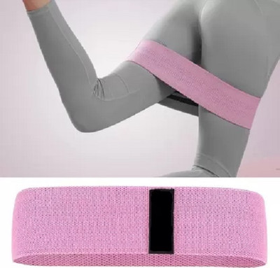 Fitcozi Fabric Resistance Bands Squat Bands Exercise Bands Resistance Tube(Pink)