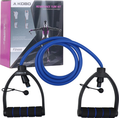 KOBO Thera / Tonning / Body Trimmer / Exercise Health Fitness (Imported) (Blue/Medium) Resistance Tube(Assorted)