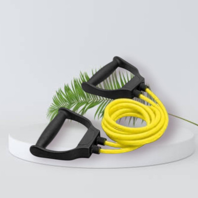 SRD G0SU-HD Toning Tube Elastic Rubber Fitness (BLACK YELLOW) Resistance Tube(Yellow)