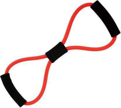 aavoam 8 Shape Full Body Workout With Miracle Results Resistance Tube (RED) Resistance Tube(Red)
