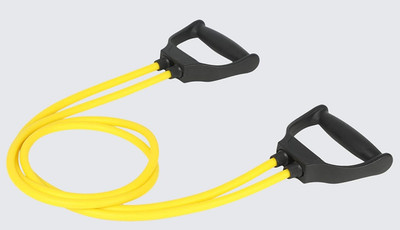 KinetiFlex Double Toning Resistance Tube Heavy Quality Exercise Resistance Tube(Multicolor)