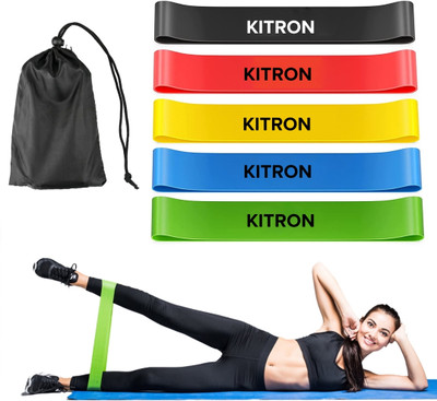 AMETHYST SKY Portable Resistance Band Kit for Travel and Daily Exercise - Black Colour Resistance Tube(Black)
