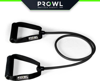 PROWL by Tiger Shroff Single Toning Tube,Exercise & Stretching Resistance Band For Men & Women Workout Resistance Tube(Black)