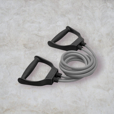 Aoriyon JSU-F7E Pull Rope Fitness Rope Rubber Bands (GREY) Resistance Tube(Mulicolour)