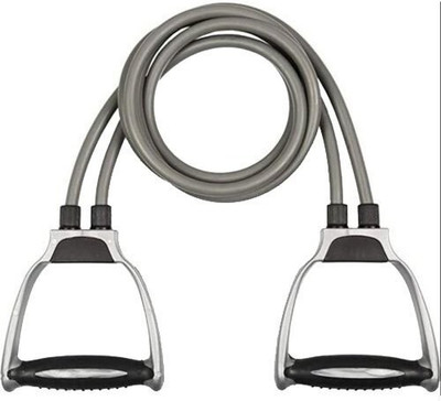 euyn Double Toning Tube Resistance Exercise Bands with Foam D-Handle Resistance Tube(Multicolor)