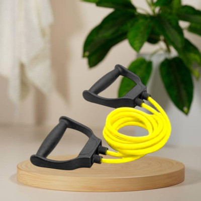Aoriyon JHD-D Toning tue raining and Muscle Building (BLACK YELLOW) Resistance Tube(Yellow)