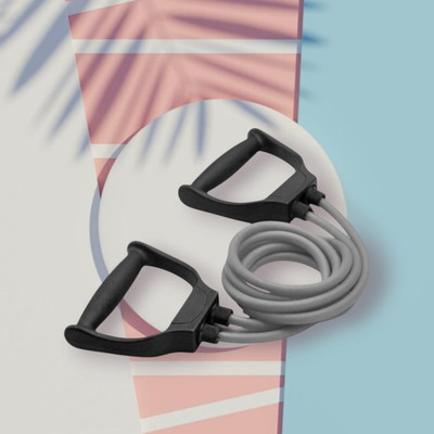 SRD UIU-DHF Resistance Bands & Full Body Workout(Grey) Resistance Tube(Mulicolour)