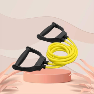 SRD NSP-R Double Toning tube with Handles15 kg(BLACK YELLOW) Resistance Tube(Yellow)