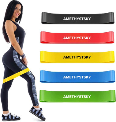 AMETHYST SKY Fitness-Grade Green Loop Band for Toning and Shaping Body Resistance Tube(Green)