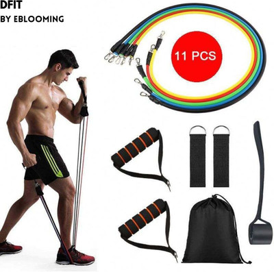 EBLOOMING Resistance Bands Set for Exercise, Stretching, and Workout Toning Resistance Tube(Multicolor)