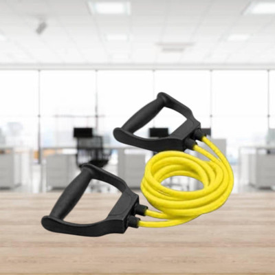 SRD LHO-UHD Heavy Quality Exercise toning (BLACK YELLOW) Resistance Tube(Yellow)
