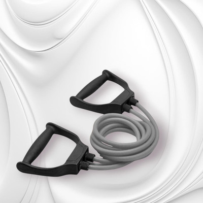 Aoriyon HDI-8FH Pull Rope Fitness Rope Rubber Bands (GREY) Resistance Tube(Mulicolour)