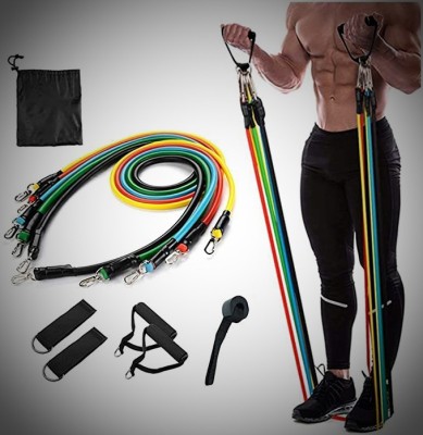 KASO Resistance-Bands for Exercise,Resistance Tube Heavy Workout,Home Gym-Equipment Resistance Tube(Multicolor)