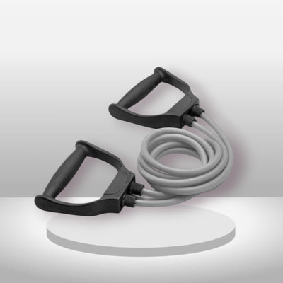 Aoriyon M-E9C Resistant Band for Home and GYM Workout (Grey) Resistance Tube(Mulicolour)