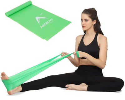 ArrowMax Resistance Band Yoga Physiotherapy Stretch Theraband Light Resistance Tube(Green-Light)
