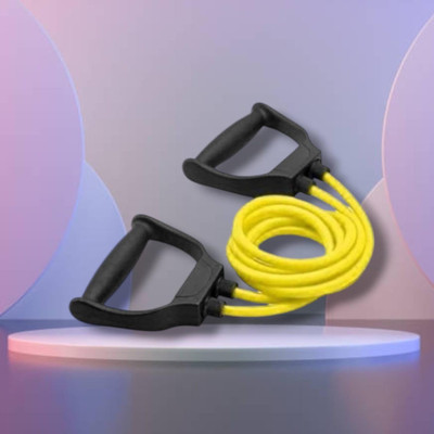 SRD LJB-H Double Toning elastic full body (BLACK YELLOW) Resistance Tube(Yellow)
