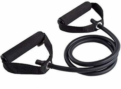 Khargadham Pull Rope Elastic Adjustable Resistance Rope Latex Bands for Fitness Exercise Resistance Tube(Black)