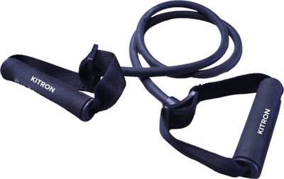 KITRON Premium Black Resistance Tube – Adjustable Fitness Band for Strength Training Resistance Tube(Black)