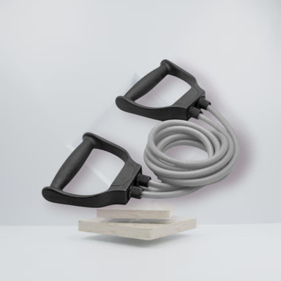 Aoriyon JDS-RF Resistant Band for Home and GYM Workout (Grey) Resistance Tube(Mulicolour)