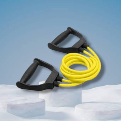 SRD JD-YI training tube home workout muscle(BLACK YELLOW) Resistance Tube(Yellow)